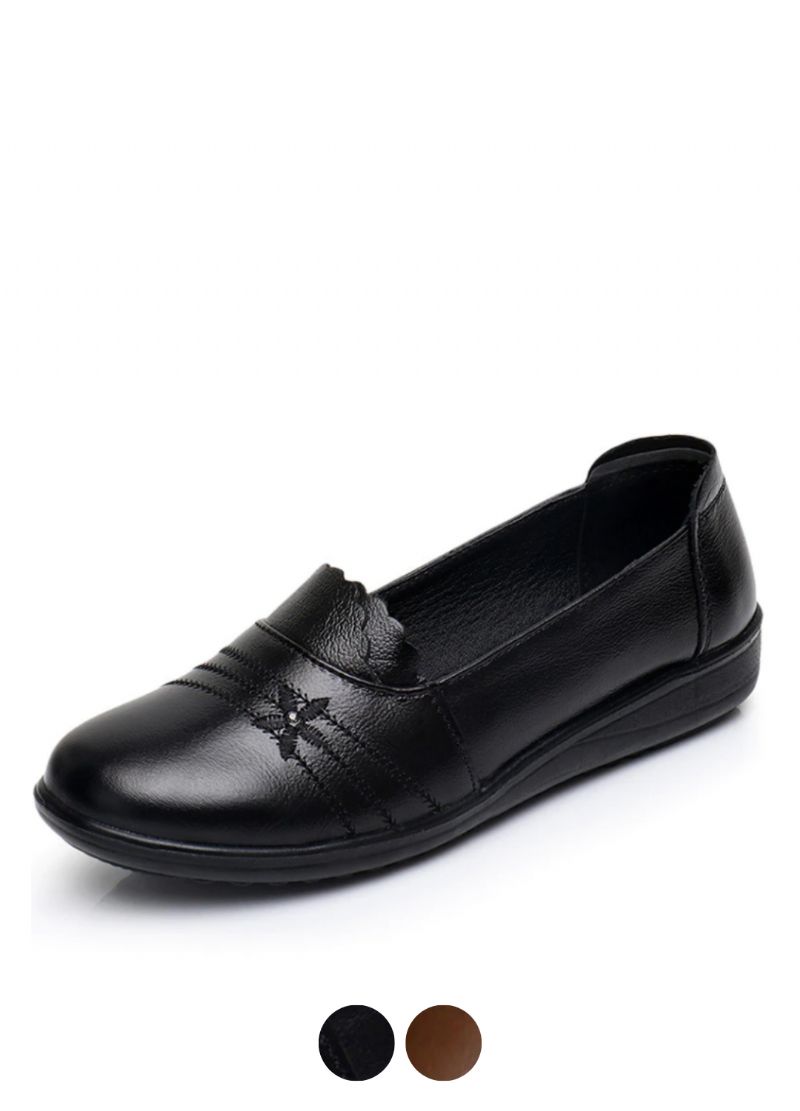 Ame Dames Echte Leren Loafer