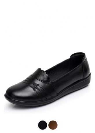 Ame Dames Echte Leren Loafer