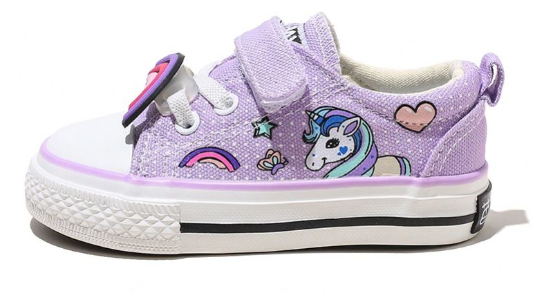 Amelia Casual Sneaker Voor Babymeisjes - Paars