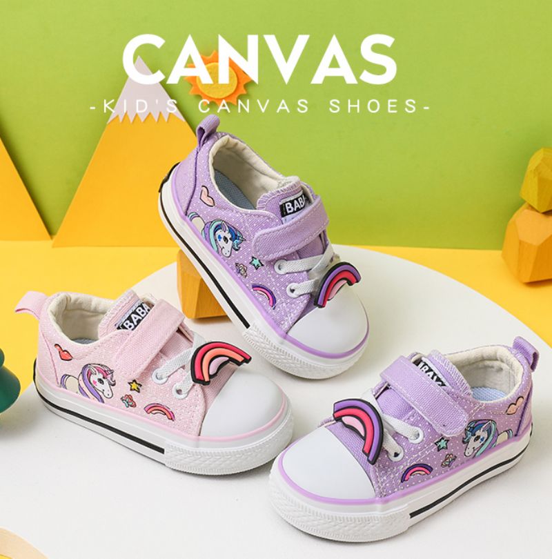 Amelia Casual Sneaker Voor Babymeisjes - Paars