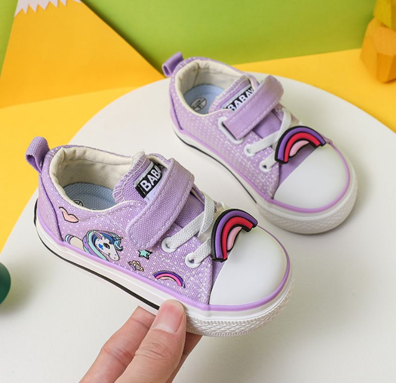 Amelia Casual Sneaker Voor Babymeisjes - Paars