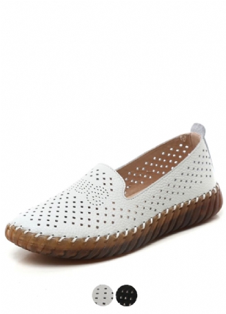 Amelia Dames Ademende Platte Loafers