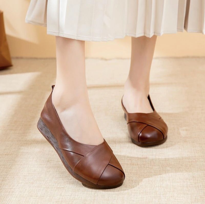 Amelia Dames Loafer Schoenen - Bruin