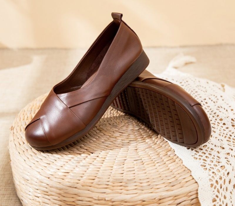 Amelia Dames Loafer Schoenen - Bruin