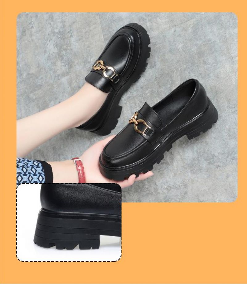 America Loafer Schoenen Voor Dames - Zwart