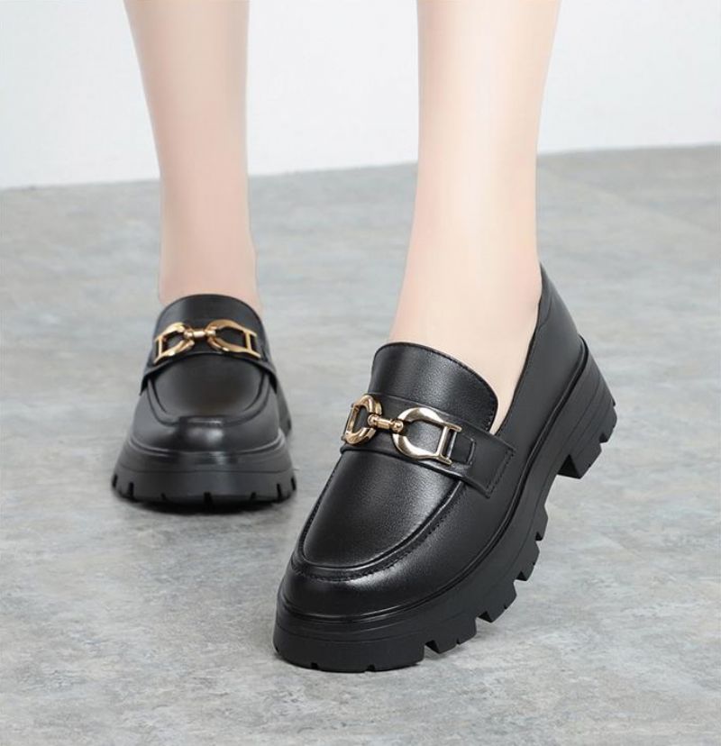 America Loafer Schoenen Voor Dames - Zwart