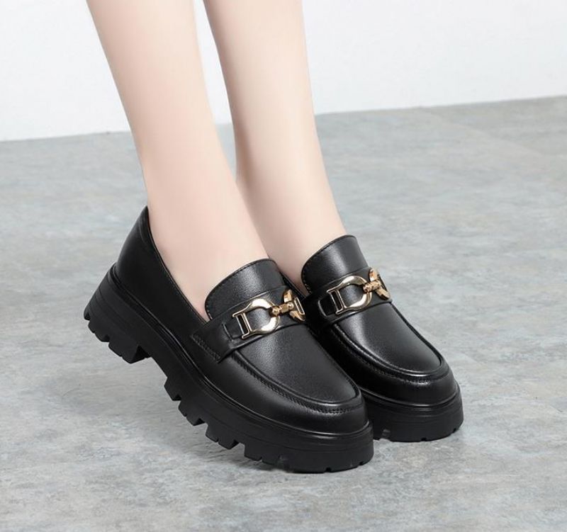 America Loafer Schoenen Voor Dames - Zwart