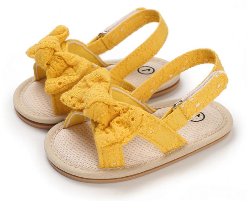 Amonet Baby Meisjes Strand Sandaal - Geel