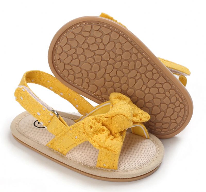 Amonet Baby Meisjes Strand Sandaal - Geel