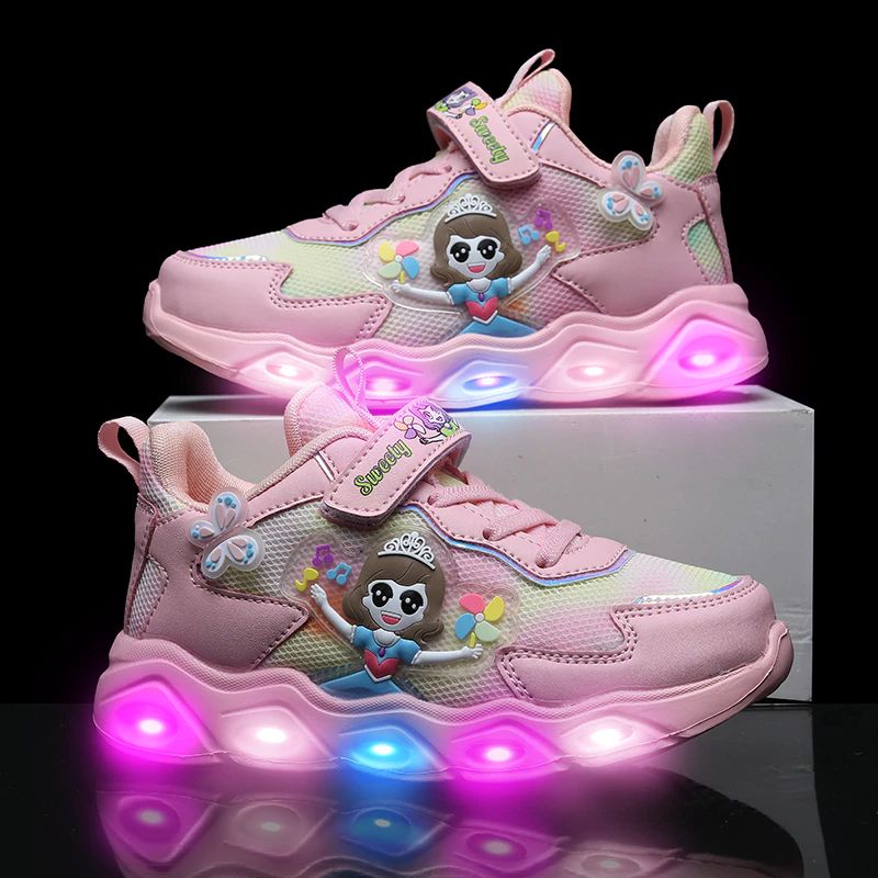 Ana Meisjes Casual Sneaker - Paars