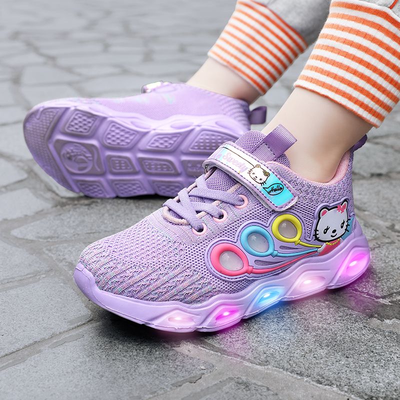 Ana Meisjes Casual Sneaker - Paars