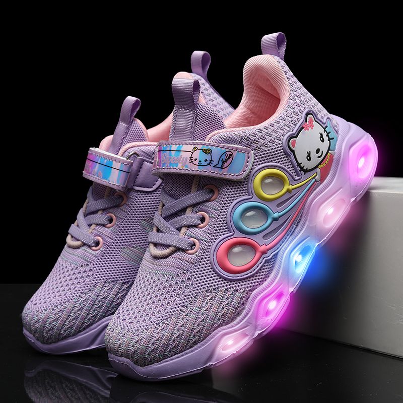Ana Meisjes Casual Sneaker - Paars