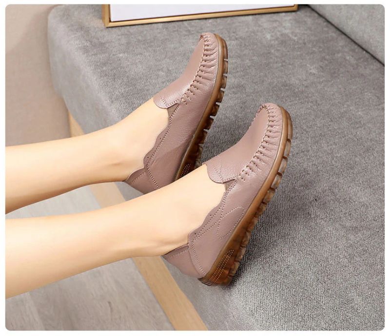 Anahi Dames Loafer Schoenen - Koffie