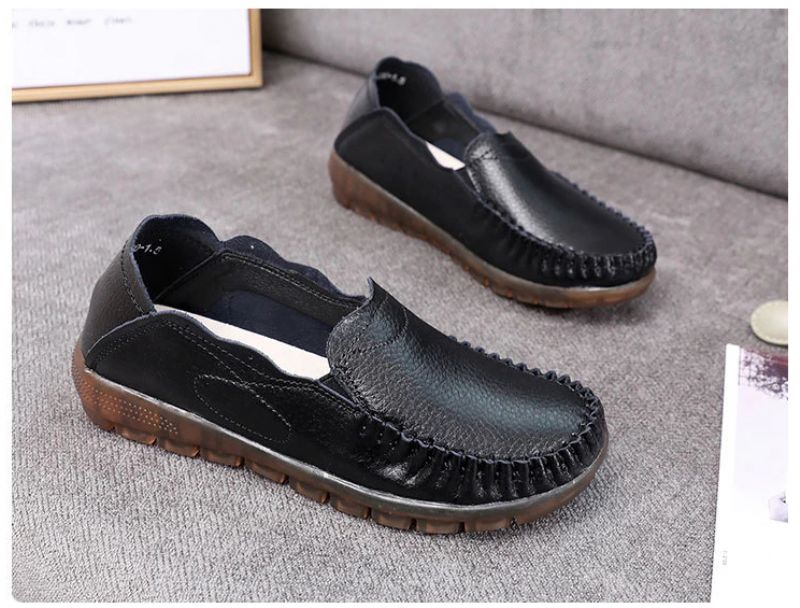 Anahi Dames Loafer Zwarte Schoenen - Zwart