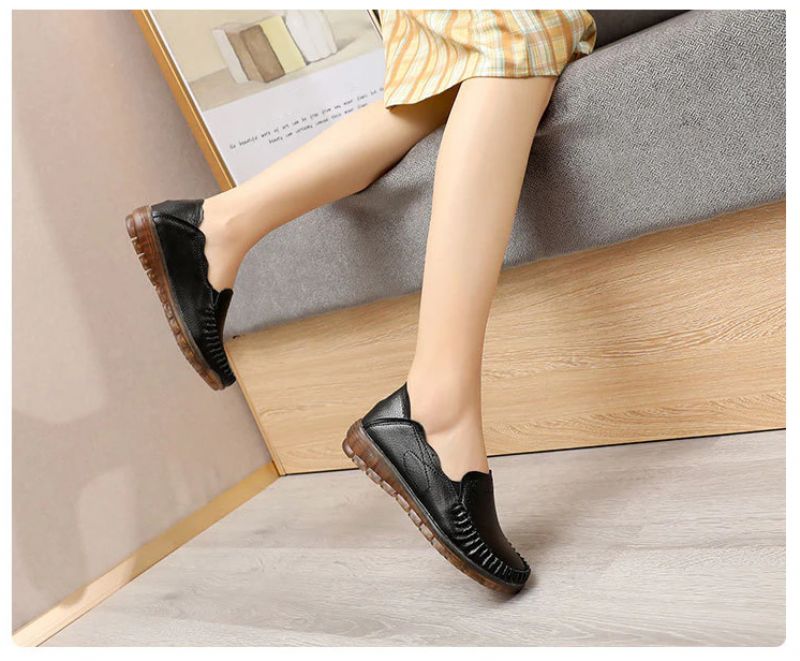 Anahi Dames Loafer Zwarte Schoenen - Zwart