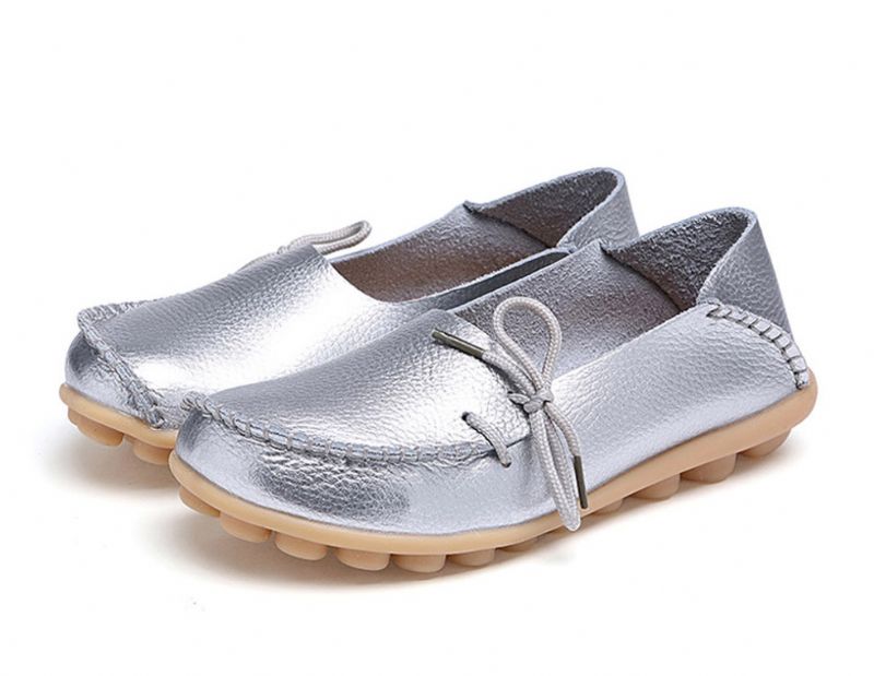 Anahita Dames Loafer Schoenen - Zilver