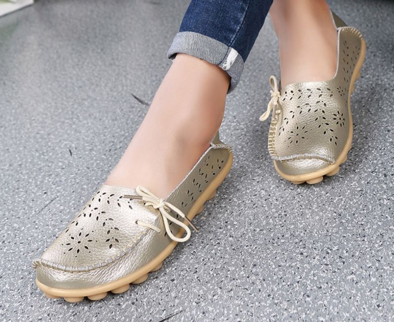 Anahita Dames Loafer Schoenen - Zilver
