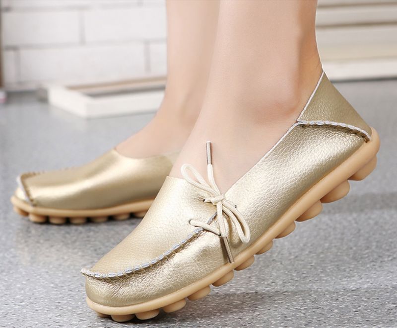Anahita Dames Loafer Schoenen - Zilver