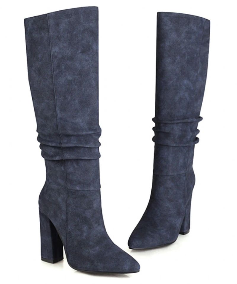 Ananda Dames Herfst Winter Mode Laarzen - Blauw