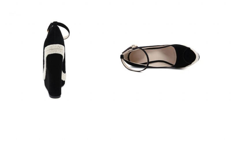 Andalucita Wedges - Zwart