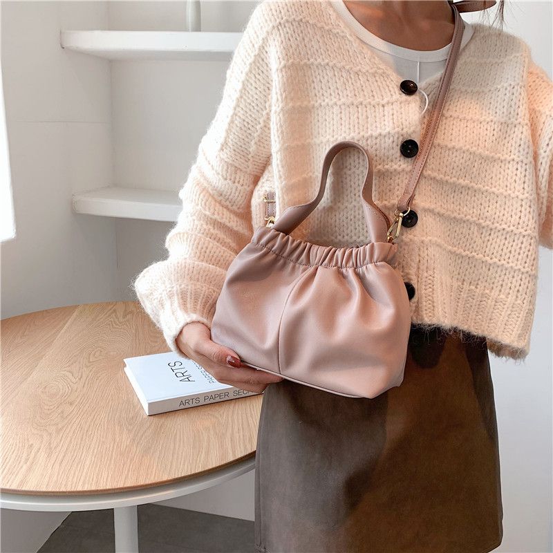 Andalux Dames Kleine Leren Crossbody Handtas - Zwart