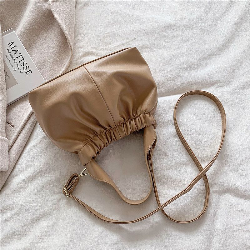 Andalux Dames Kleine Leren Crossbody Handtas - Zwart