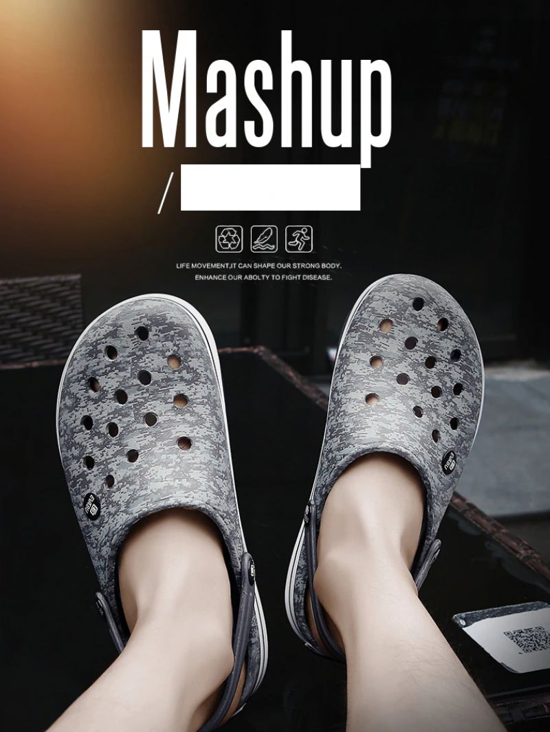 Ander Heren Outdoor Clogs - Grijs