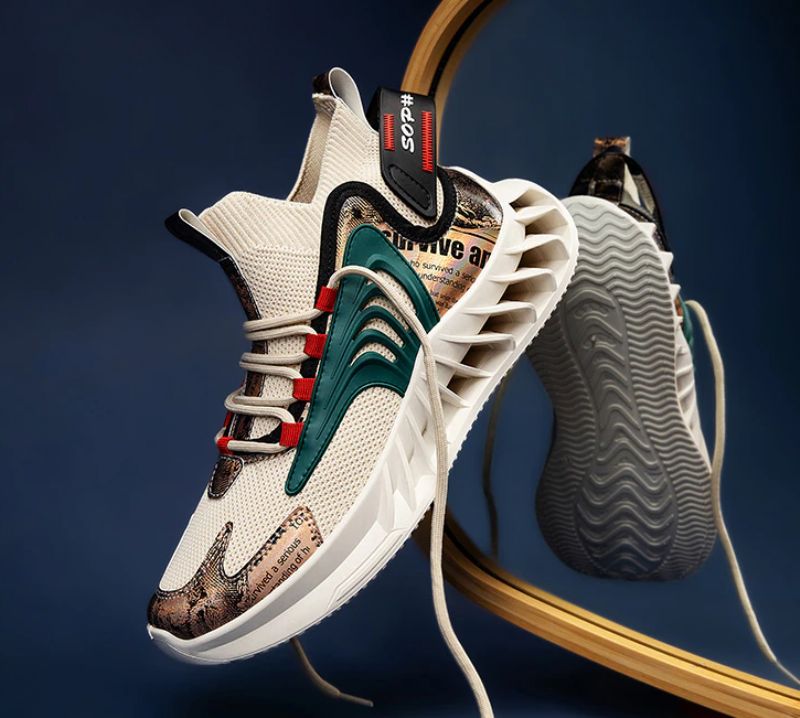 André Heren Hardloopschoenen - Beige