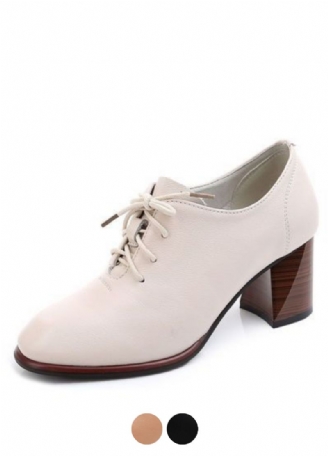 Andrea Dames Hoge Hak Pumps Met Veters