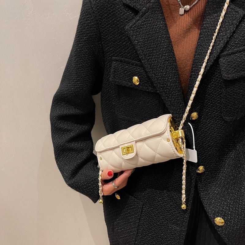 Andry Dames Designer Leren Mini Handtas - Beige