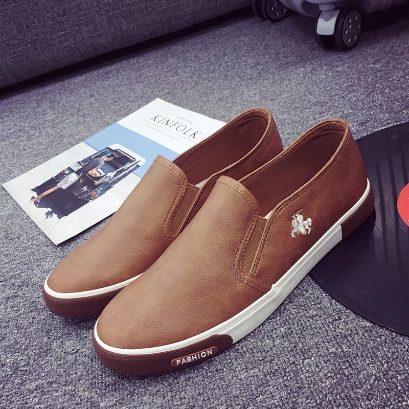 Anelieth Heren Loafers Casual Schoenen - Bruin