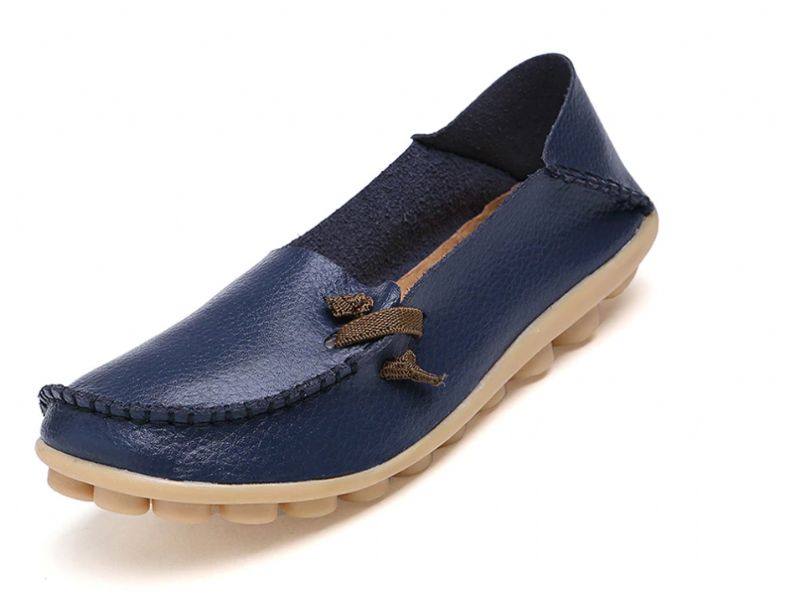 Angela Dames Loafer Schoenen - Beige