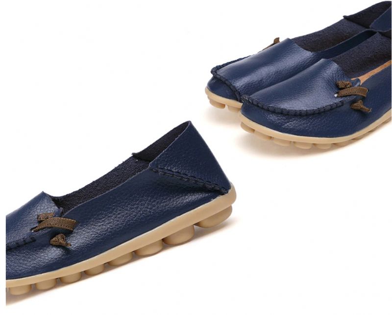 Angela Dames Loafer Schoenen - Beige