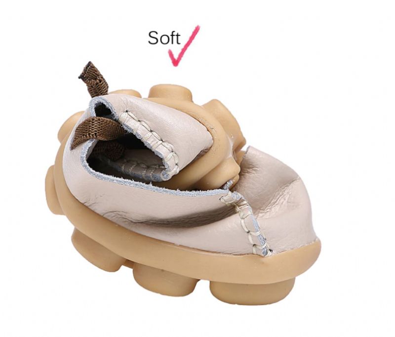 Angela Dames Loafer Schoenen - Beige