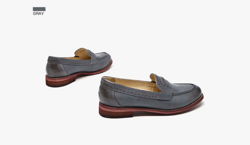 Angela Dames Oxford Schoenen - Bruin