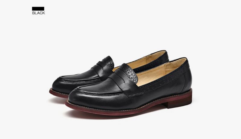 Angela Dames Oxford Schoenen - Bruin