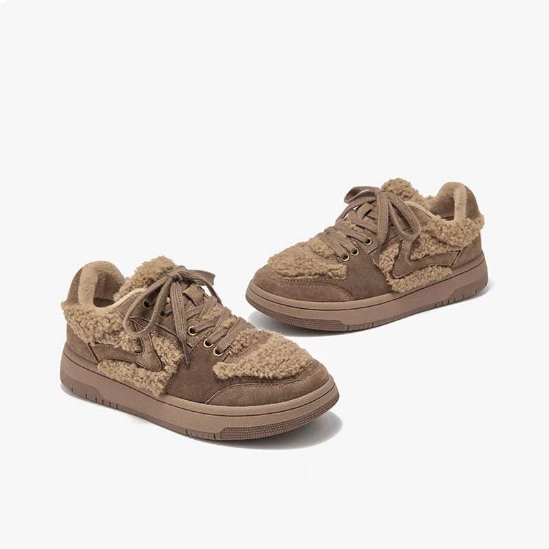 Angela Wintersneaker Voor Dames - Beige