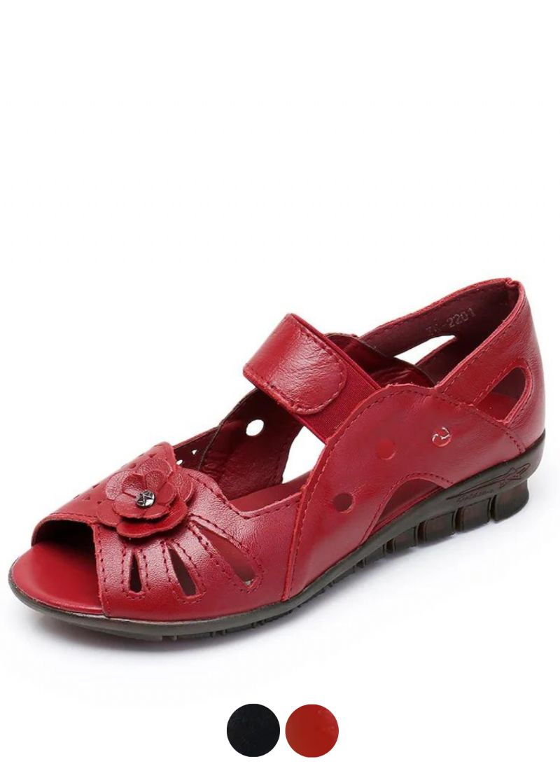 Angelica Dames Antislip Platte Sandalen