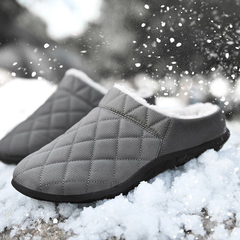 Angello Heren Slipper - Grijs