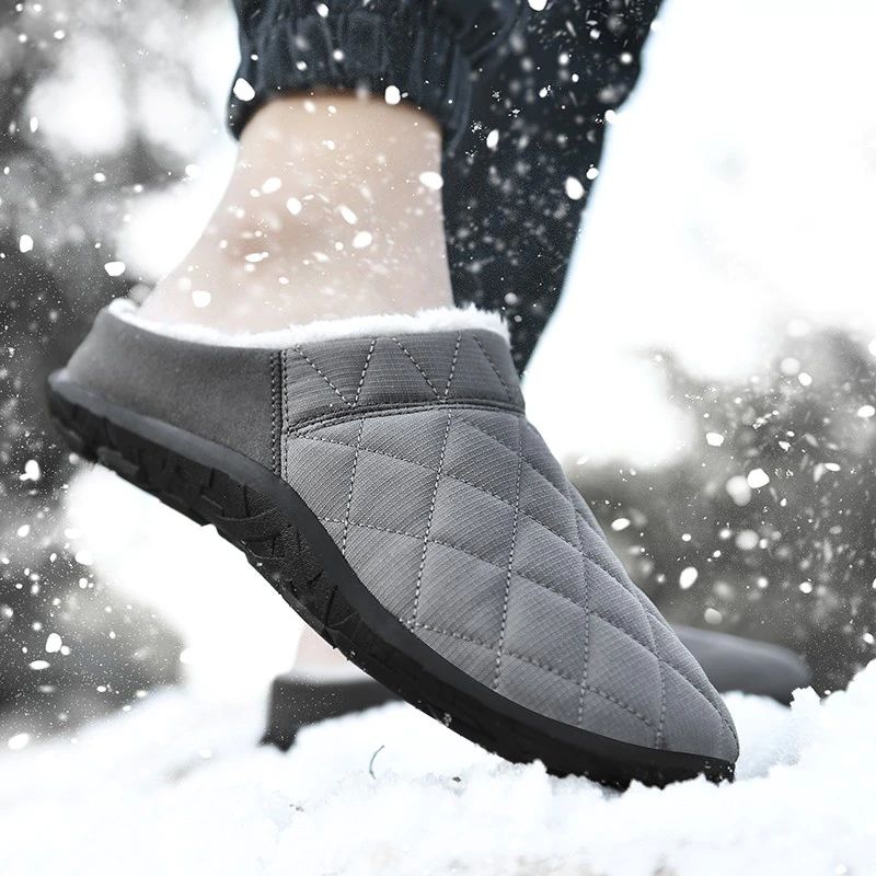 Angello Heren Slipper - Grijs
