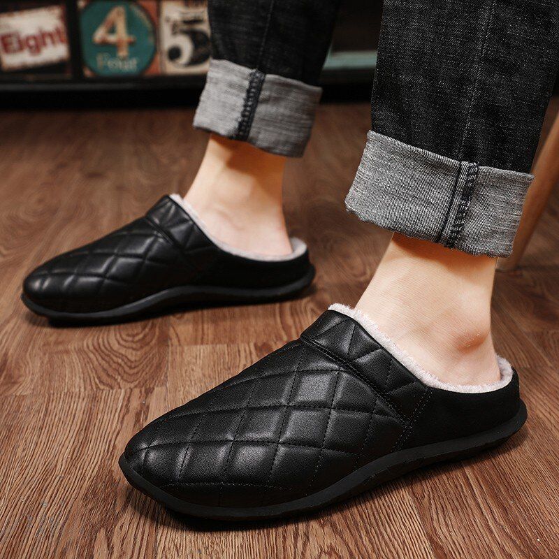 Angello Heren Slipper - Grijs