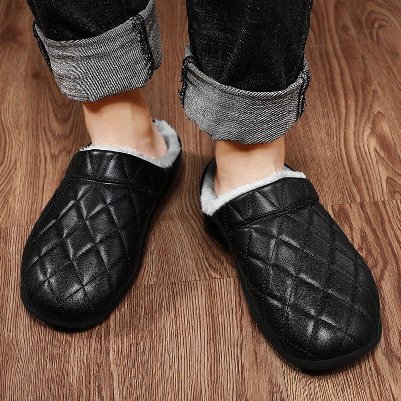 Angello Heren Slipper - Grijs