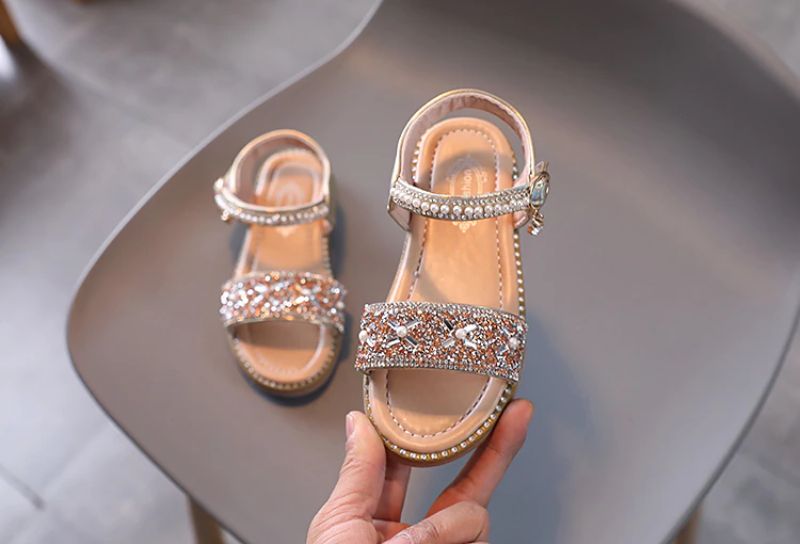 Angie Meisjes Dress Sandaal - Zilver