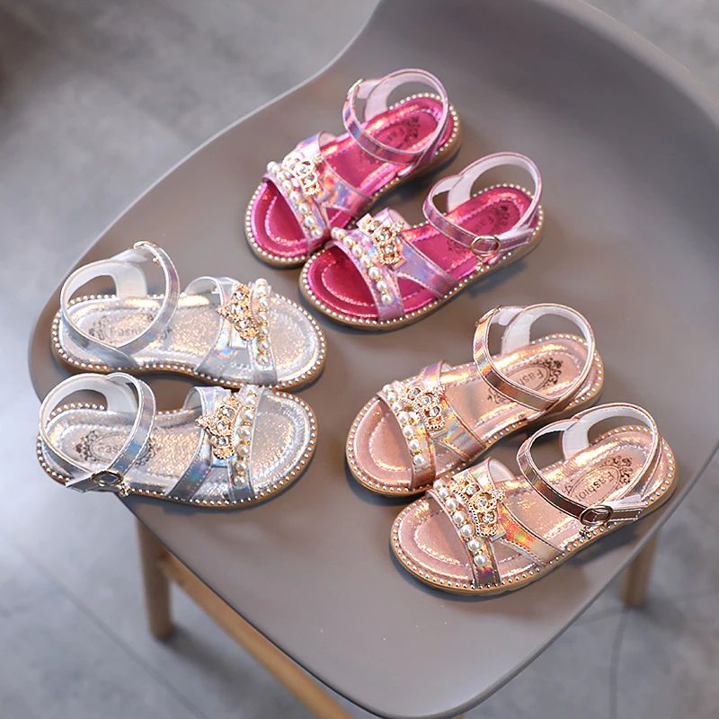 Angie Meisjes Dress Sandaal - Zilver