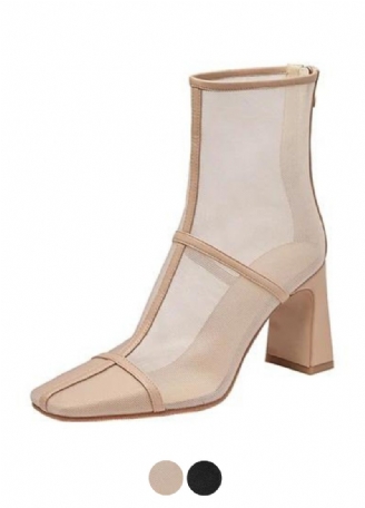 Anne Dames Square Toe Boots