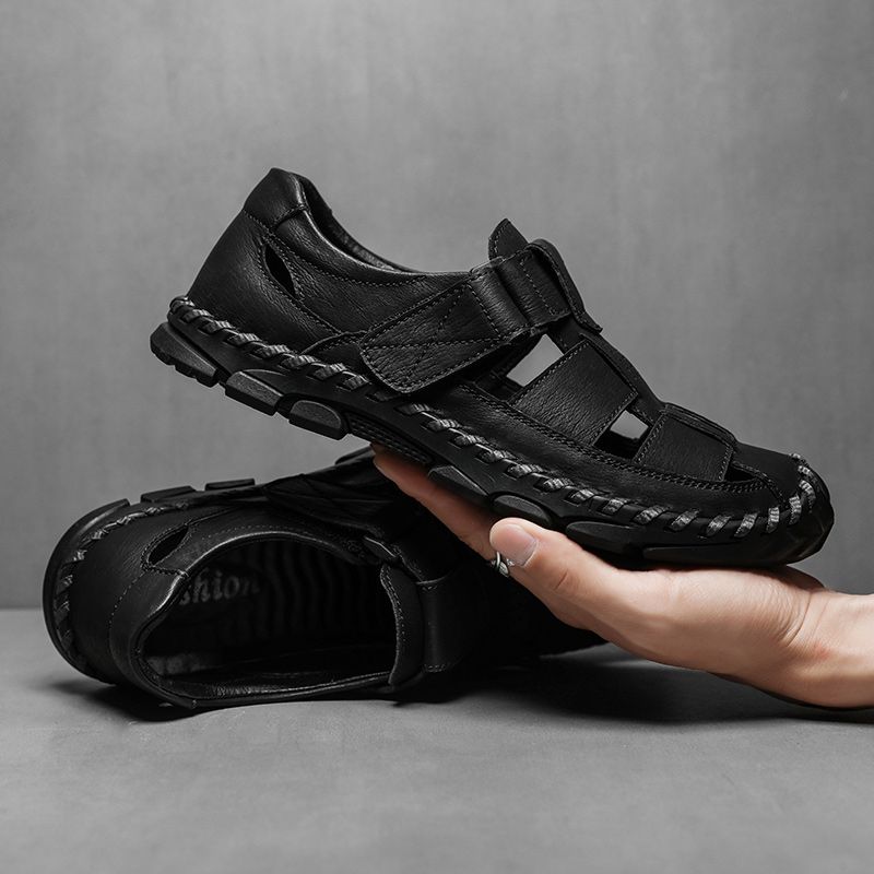 Anselmo Heren Casual Sandalen - Koffie