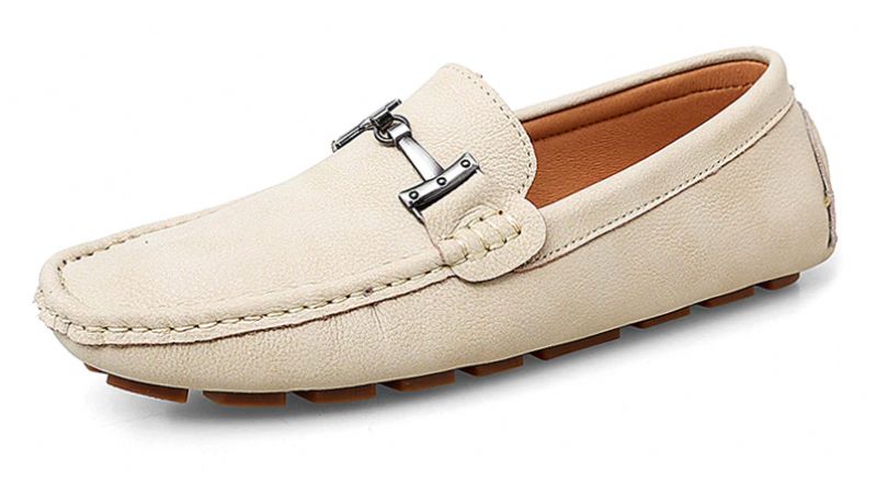 Anthuan Heren Loafers Luxe Schoenen - Beige