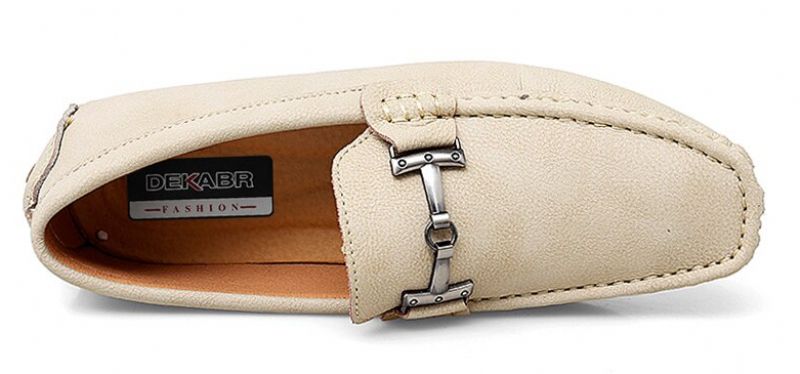 Anthuan Heren Loafers Luxe Schoenen - Beige