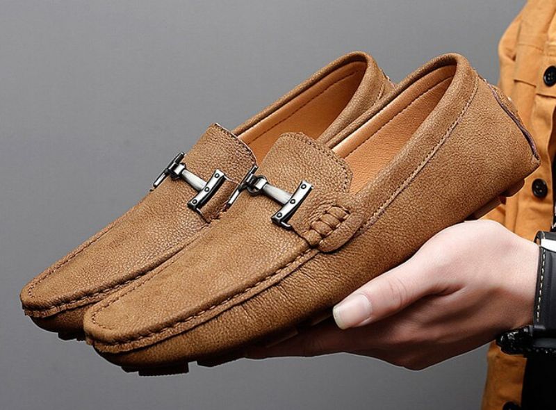 Anthuan Heren Loafers Luxe Schoenen - Beige