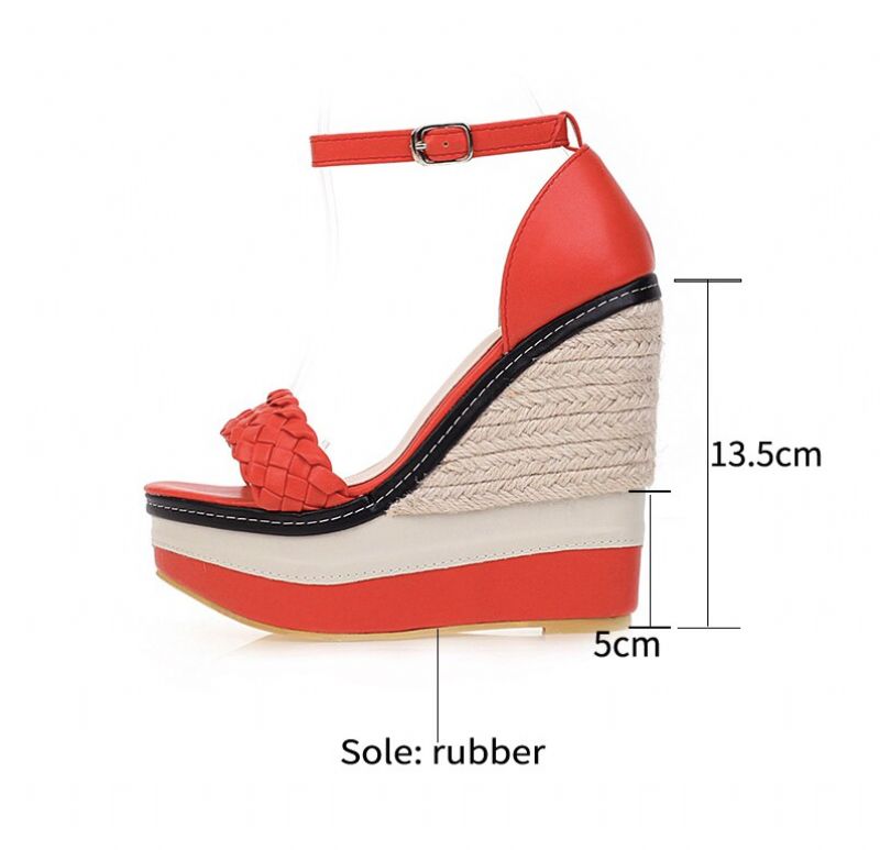 Antigua Wedges - Rood
